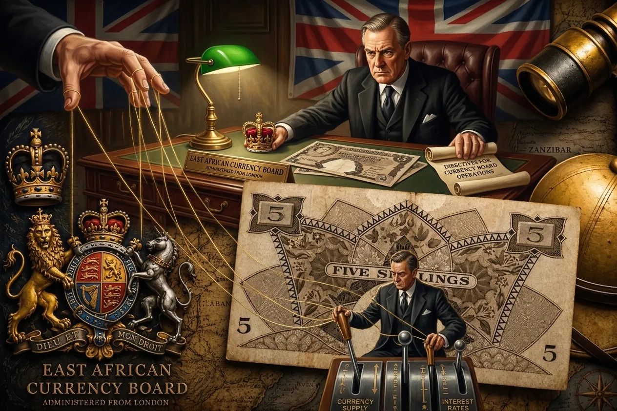عدم استقلال شورای پول آفریقا East african currency board